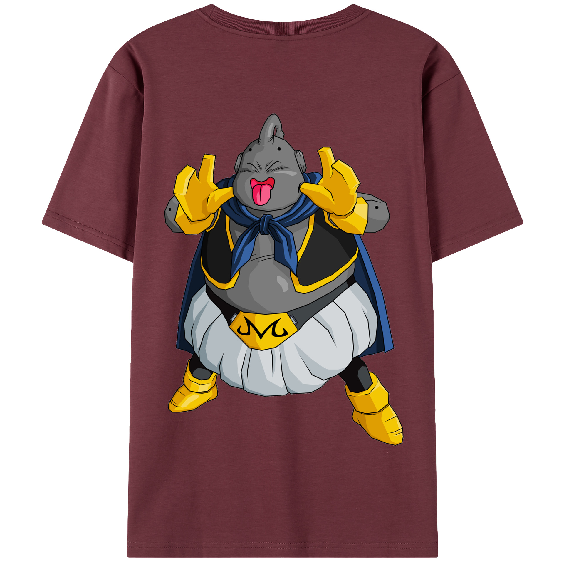 （画像用） ドラゴンボール 魔人ブウ DRAGON BALL Majin Buu 綿100％半袖Tシャツ（背面プリント）